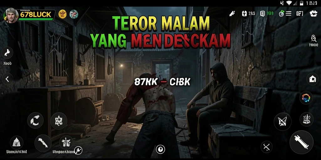 Tampakan gameplay mencekam di dalam dunia 678LUCK.