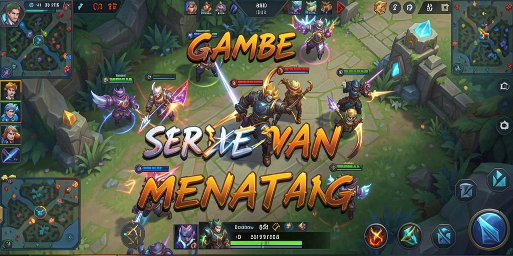 Screenshot gameplay 88ID menampilkan aksi seru dalam pertempuran MOBA.