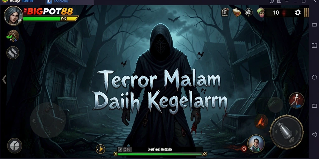 Tampilan gameplay seram yang menghantui dari BIGPOT88.