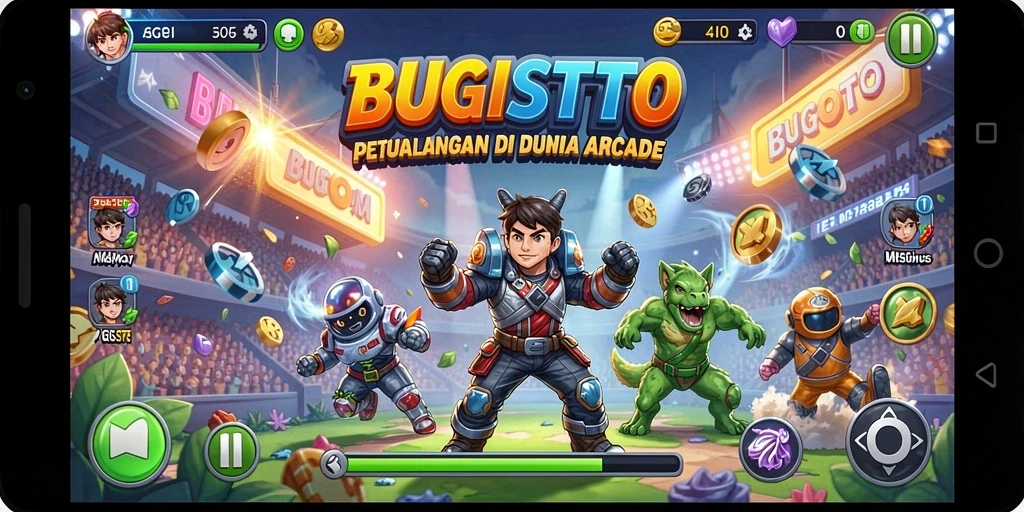 Gameplay BUGISTOTO yang seru dan menegangkan.