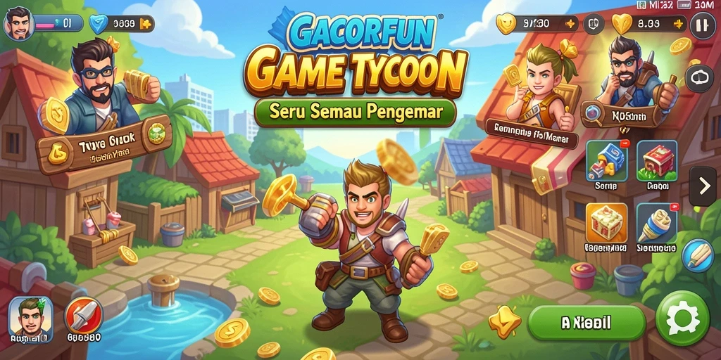 Tampilan gameplay GACORFUN yang menarik dan interaktif.