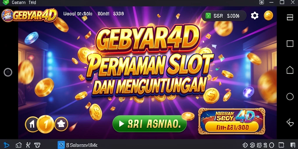 Tampilan gameplay GEBYAR4D yang seru dan penuh warna.