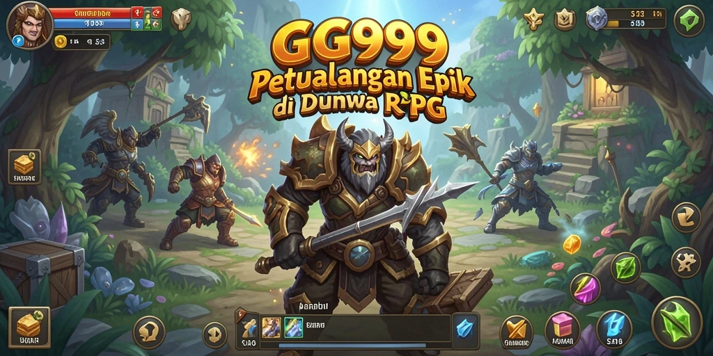 Gameplay seru GG999 dengan pertempuran real-time dan eksplorasi mendalam.