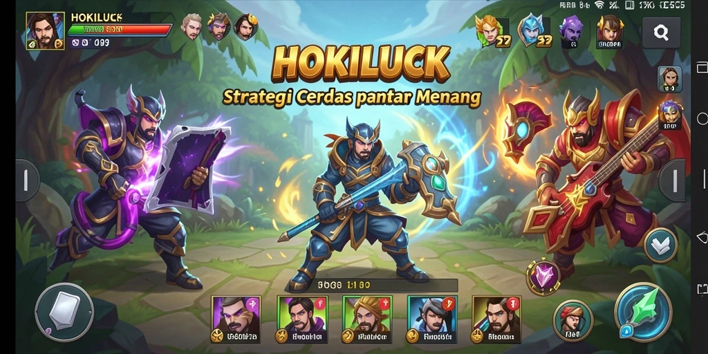 Tampilan gameplay HOKILUCK yang mendebarkan dan menantang.
