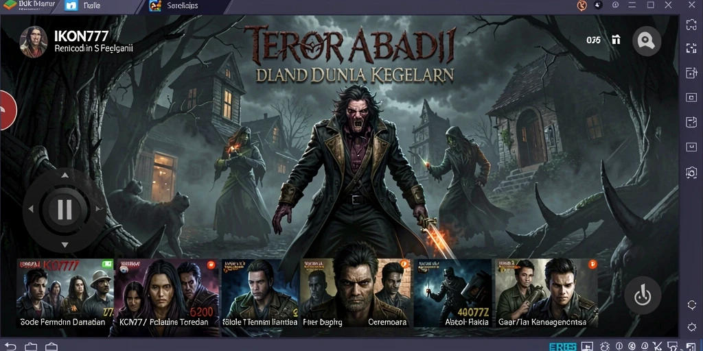 Gameplay menakutkan dalam <strong>IKON777</strong> yang penuh ketegangan dan teror.