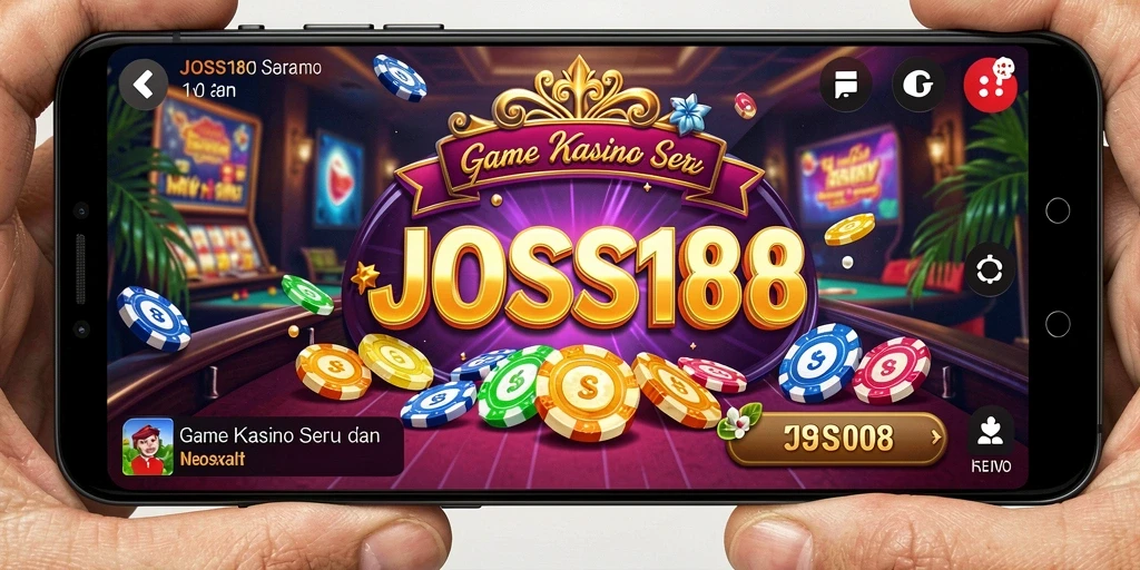 Gameplay Kasino menarik di aplikasi JOSS188 yang memikat.