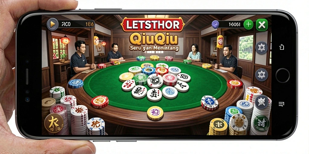 Tampilan gameplay menarik dari LETSTHOR yang penuh aksi QiuQiu.