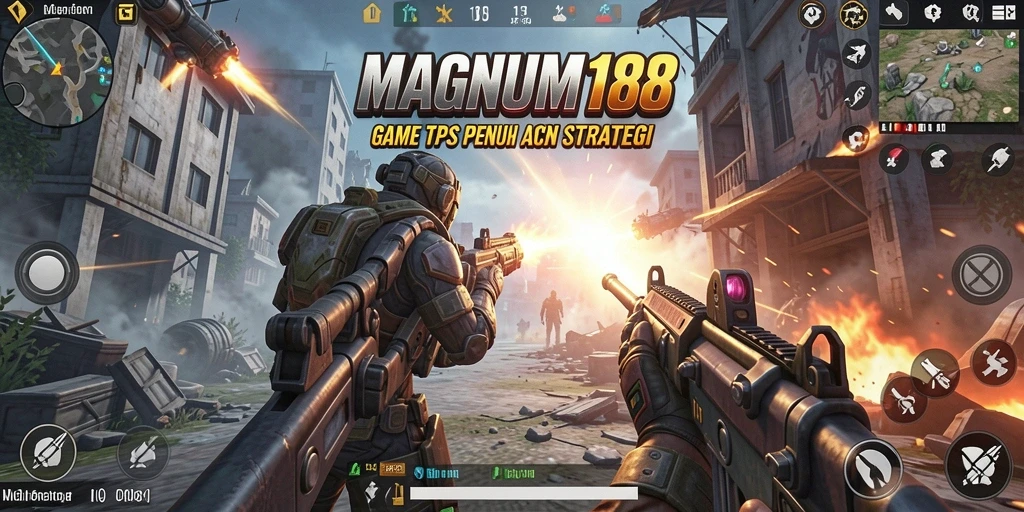 Tampilan gameplay MAGNUM188 yang mendebarkan dan strategi tempur yang menantang.