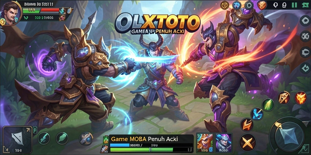 Gameplay menegangkan di arena pertarungan OLXTOTO.