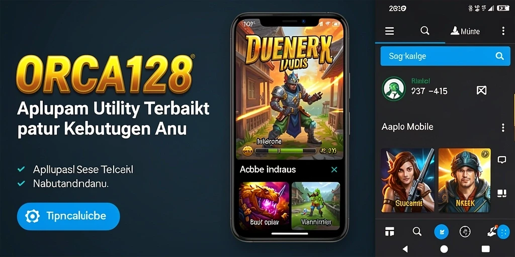 Tampilan utama ORCA128 yang intuitif dan mudah digunakan.