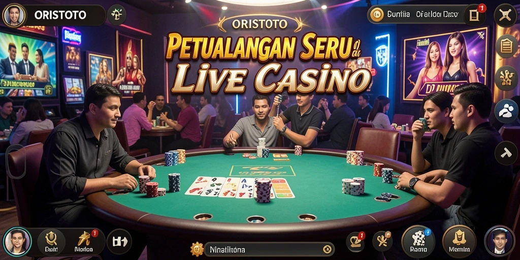 Tampilan gameplay menarik di ORISTOTO Live Casino.