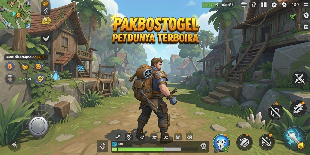 Tampilan gameplay PAKBOSTOGEL yang menakjubkan dan penuh petualangan.