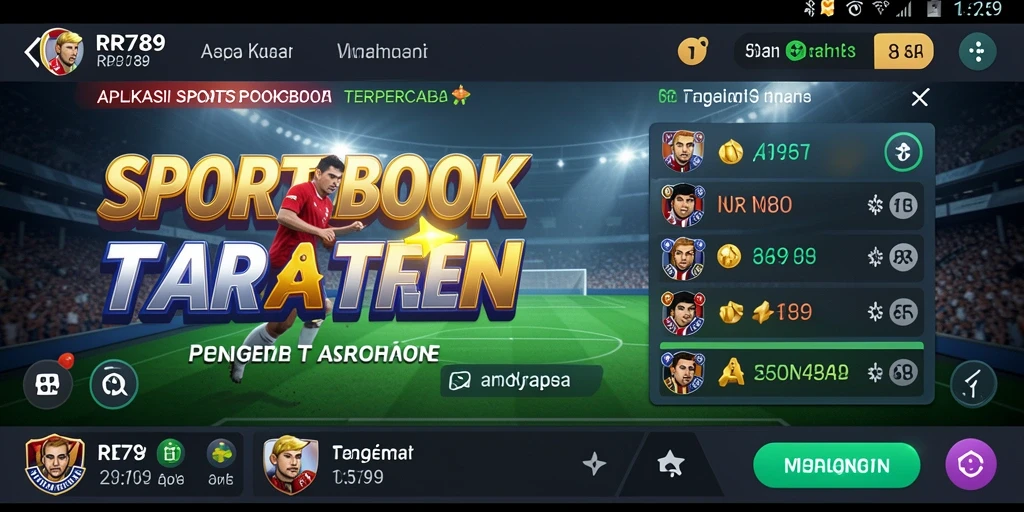 Tampilan utama gameplay Sportsbook RR789 yang menarik dan interaktif.