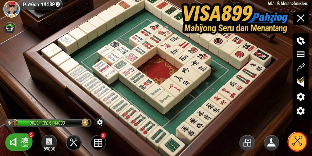 Screenshot gameplay Mahjong yang menampilkan aksi seru.